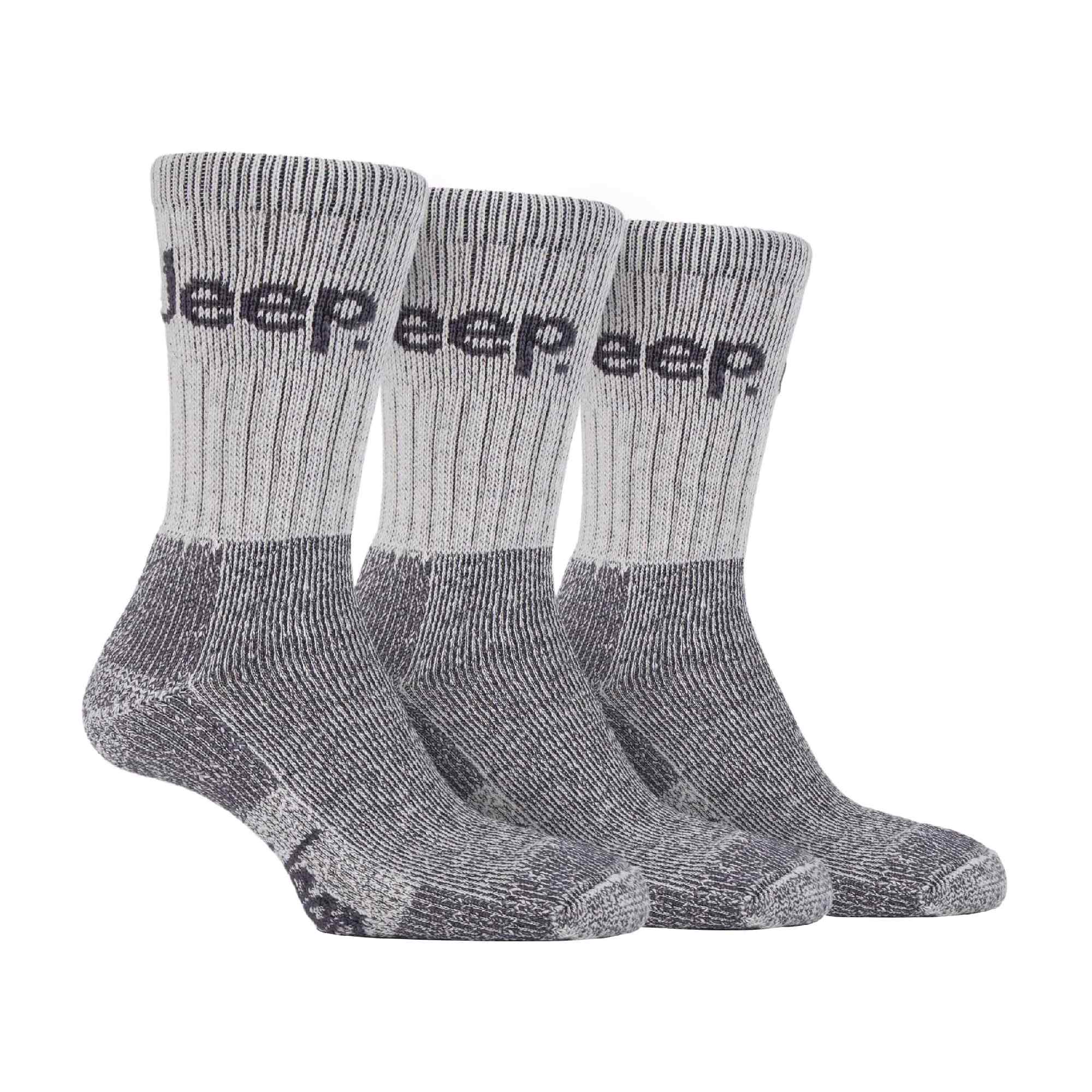 Mens Luxury Cushioned Cotton Hiking Socks (Multipack Options)