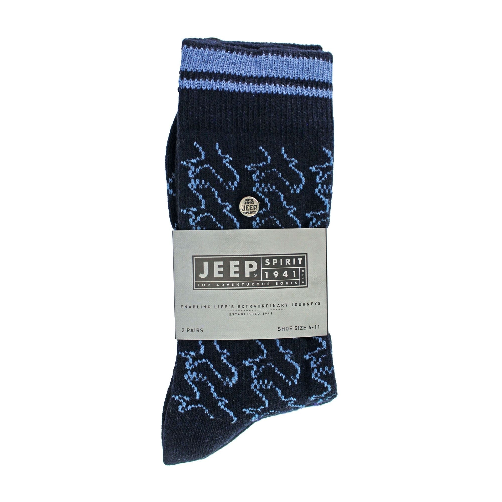 2 Pack Men's Casual Ribbed Cotton Dress Socks | Midweight Square Knit Socks