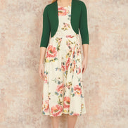 Yumi Dark Green Knitted Bolero