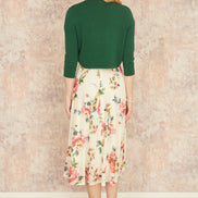 Yumi Dark Green Knitted Bolero