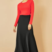 Yumi Red Sparkle Knit Jumper