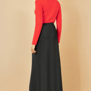 Yumi Red Sparkle Knit Jumper