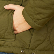 Yumi Green Short Quilted Jacket