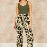 Yumi Green Fine Knit Vest Top