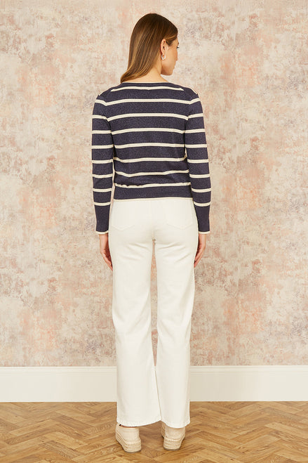 Yumi White Wide Leg High Waist Jeans