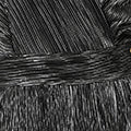 Yumi Black Metallic Pleated Jumpsuit with V Neck
