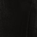 Yumi Black Velvet Midi Dress with Slash Neckline and Sheer Sleeves