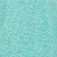 Yumi Sea Green Knitted Balloon Sleeve Jumper