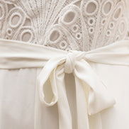 Yumi Ivory Lace Sleeveless Jumpsuit