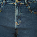 Yumi Blue Dark Wash Stretch Wide Leg Jeans