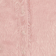 Yumi Pink Eyelash Knit Cropped Cardigan