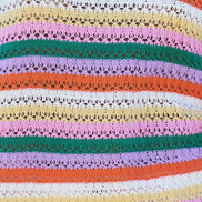Yumi Multicolour Batwing Crochet Top