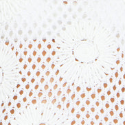 Yumi White Flower Crochet Jumper