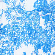 Yumi Blue Palm Reversible Cotton Quilted Jacket