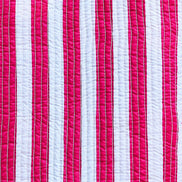 Yumi Multicolour Checked Cropped Reversible Cotton Quilted Jacket