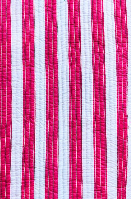 Yumi Multicolour Checked Cropped Reversible Cotton Quilted Jacket