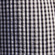 Yumi Black Gingham Frill Collar Jacket