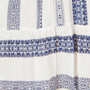 Yumi White Cotton Stripe Tunic