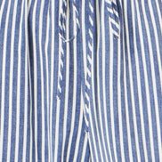 Yumi Blue Stripe Relaxed Trousers