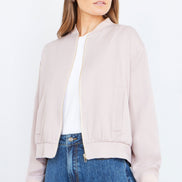 Yumi Stone Relaxed Lightweight Bomber Jacket