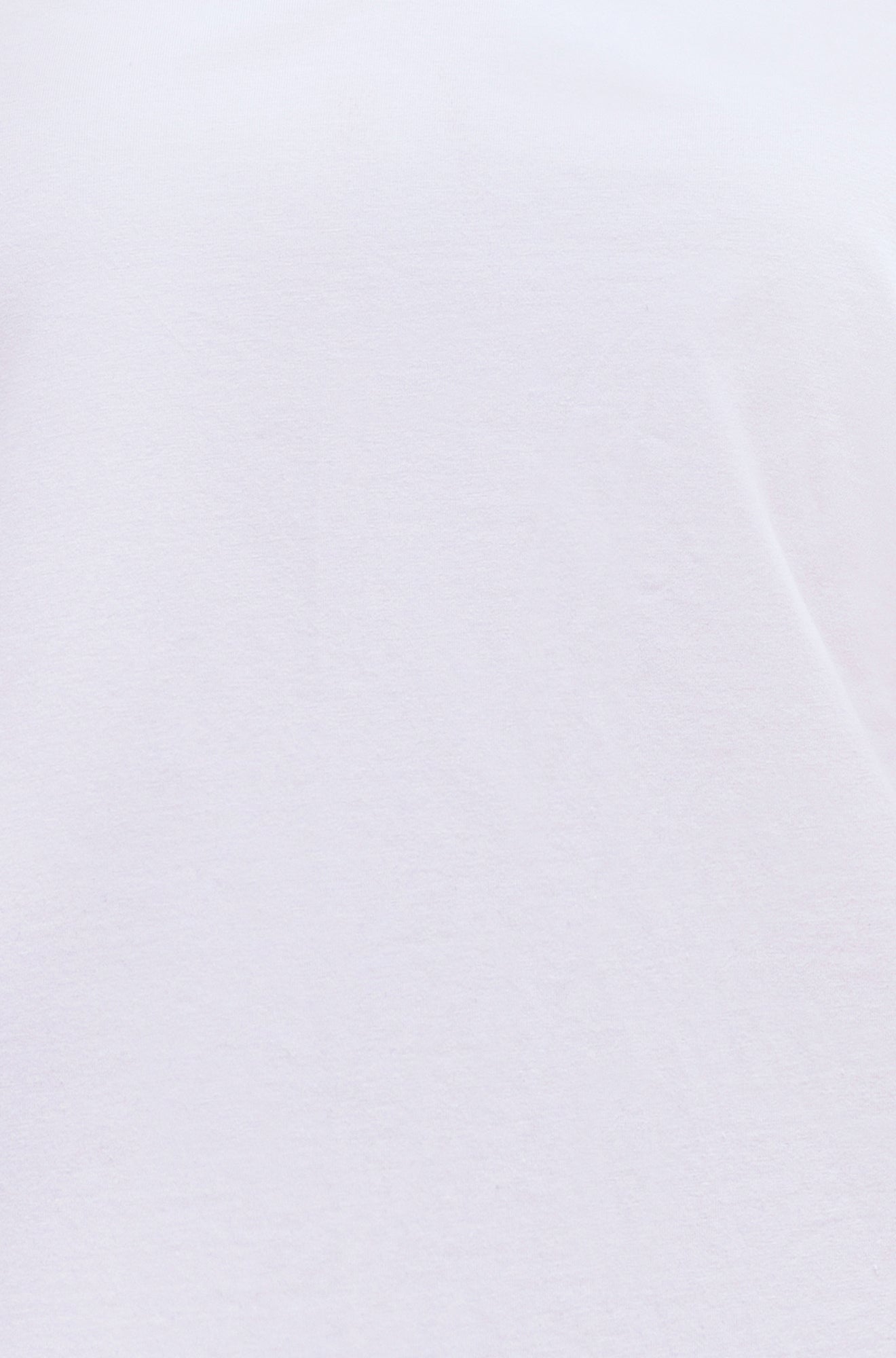 Yumi White Cotton Jersey T-Shirt with Lace Sleeves