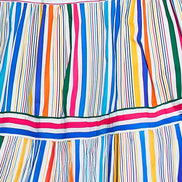 Yumi Multicolour Stripe Cotton Midi Sun Dress