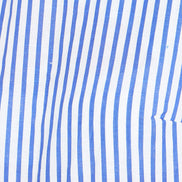 Yumi Blue Cotton Stripe Culotte Jumpsuit