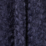 Yumi Navy Applique Floral Skater Dress