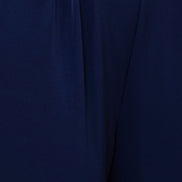 Yumi Navy Buckle Jumpsuit with Twist Knot Detail