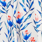 Yumi White Floral Print Maxi Sun Dress