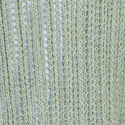 Yumi Green Knitted Cotton Tie Waistcoat Top