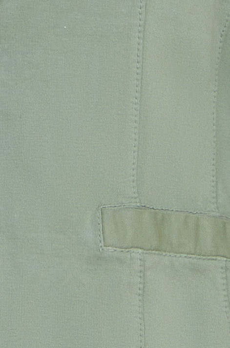 Yumi Green Stretch Cotton Blazer
