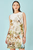 Yumi Ivory Jungle Print Viscose Shift Dress