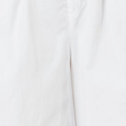 Yumi White Cotton Bermuda Shorts