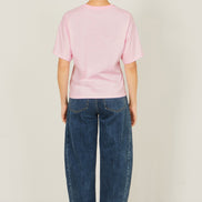 Yumi Pink Crab Vacation Print T-Shirt