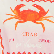 Yumi Pink Crab Vacation Print T-Shirt