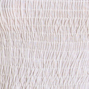 Yumi White Cotton Shirring Puff Sleeve Top