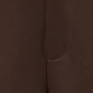 Yumi Brown Wide Leg Stretch Trousers