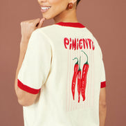 Yumi Ivory Chilli Cotton Knitted Top