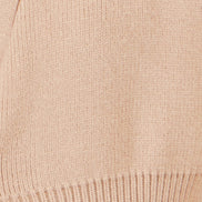 Yumi Beige Knitted Button Cardigan