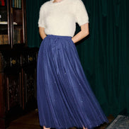 Yumi Ivory Fluffy Short Sleeve Jumper