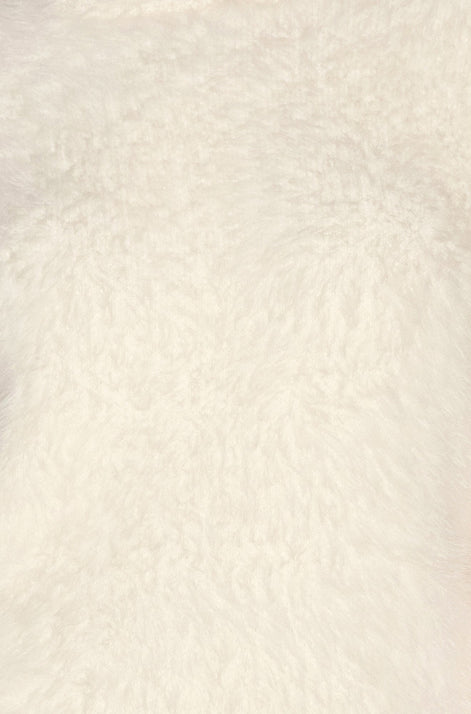 Yumi Ivory Fluffy Short Sleeve Jumper
