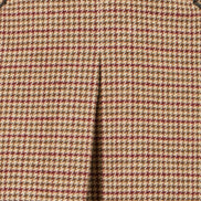 Yumi Brown Check Mini Skirt With Pockets