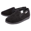 Mens Tartan Lined Slippers With Memory Foam
