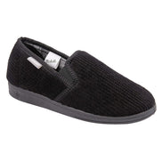Mens Tartan Lined Slippers With Memory Foam