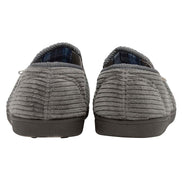 Mens Tartan Lined Slippers With Memory Foam