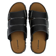 Mens Summer Beach Leather Slip On Slippers
