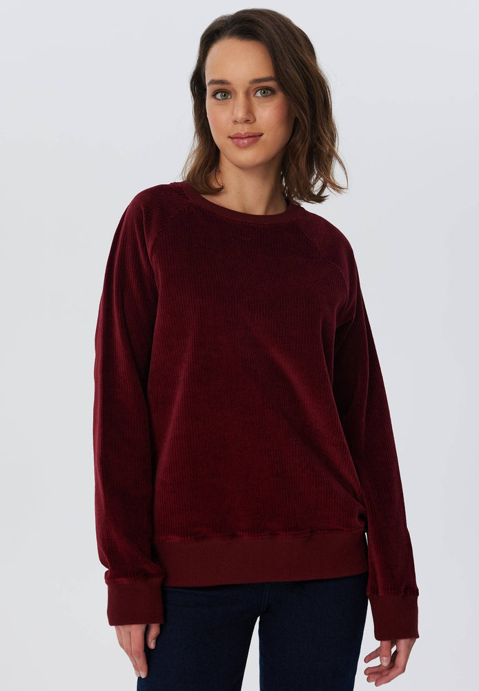 Organic Corduroy Sweatshirt: Women's