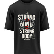 XAPE X AMC Strong Mind Strong Body Oversized Tee - Black