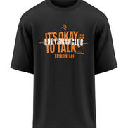 XAPE X AMC It's Okay to Talk V2 Oversized Tee - Black